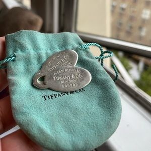 Please Return to Tiffany and Co. Dog tag Pendants